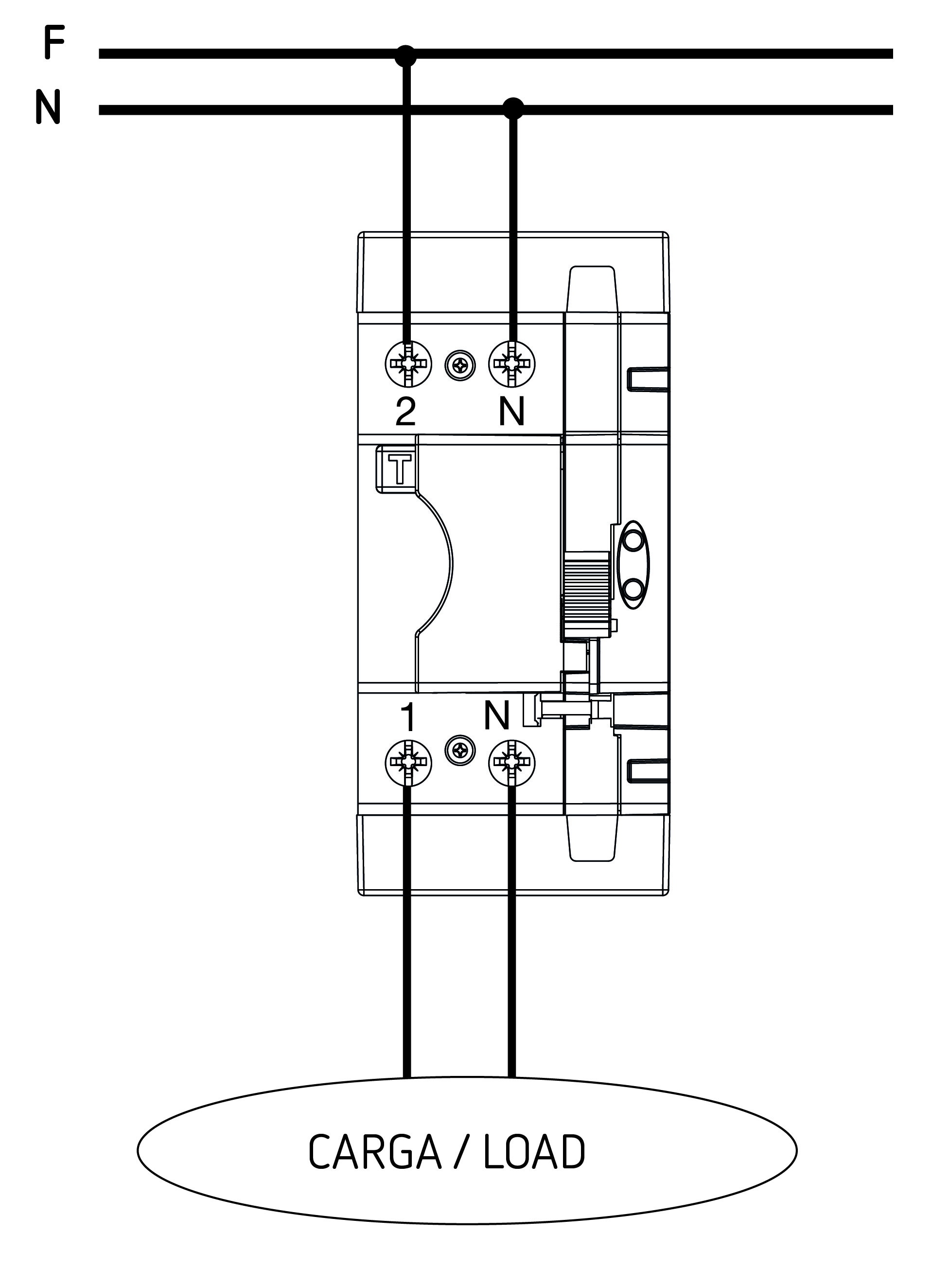 Interruptor diferencial rearmable tipo B RECB-C-4P-63-300