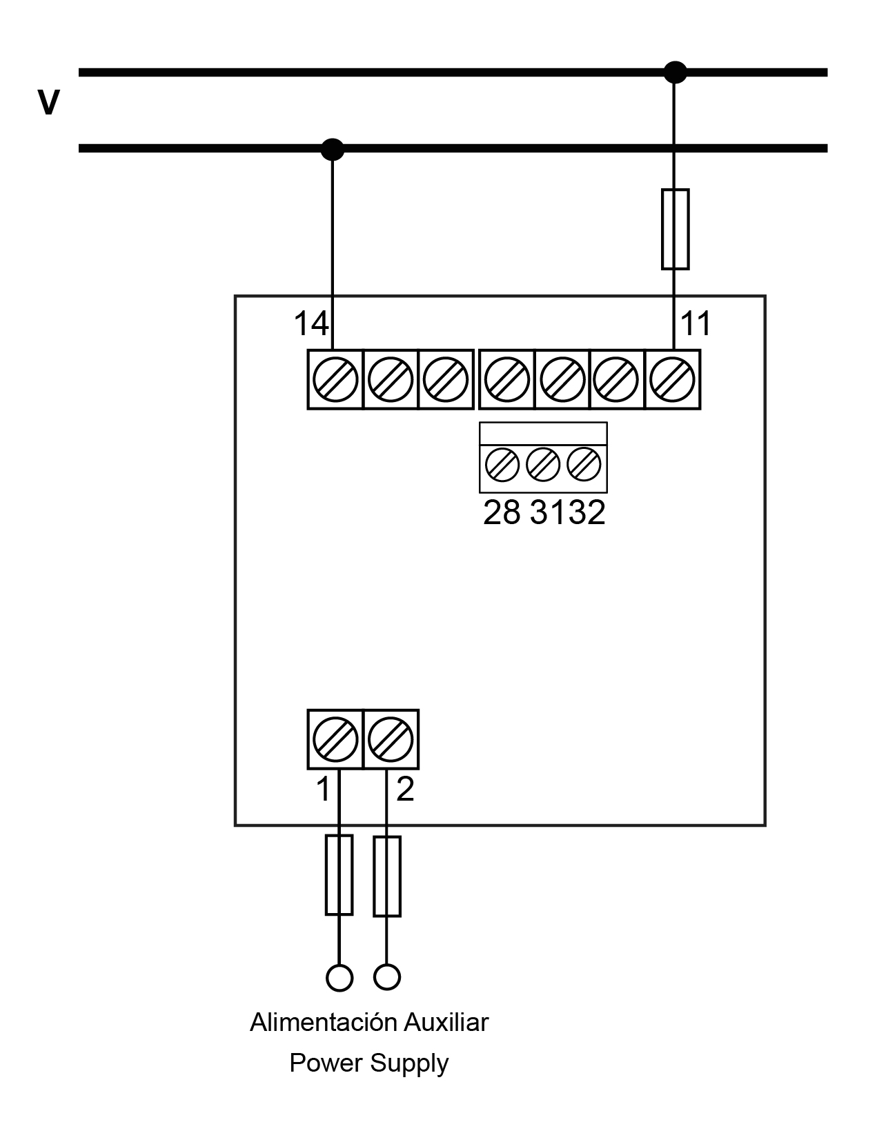 Digital voltmeter DCB-72 Vac